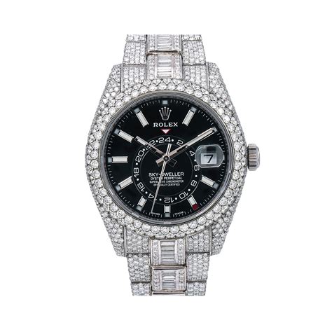 rolex sky-dweller reference 326934|Rolex Sky-Dweller diamond bezel.